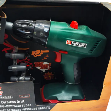 Ferramentas Elétricas De Brinquedo Parkside Réplica Detalhada B-Ware