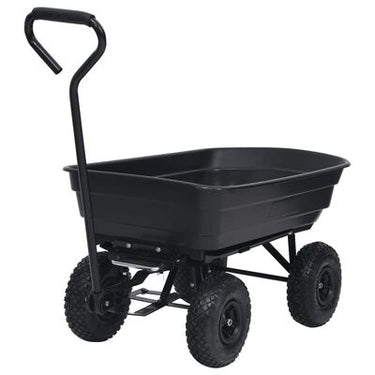 Carrinho de mão basculante para jardim 300 kg 75 L