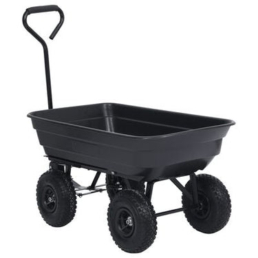 Carrinho de mão basculante para jardim 300 kg 75 L