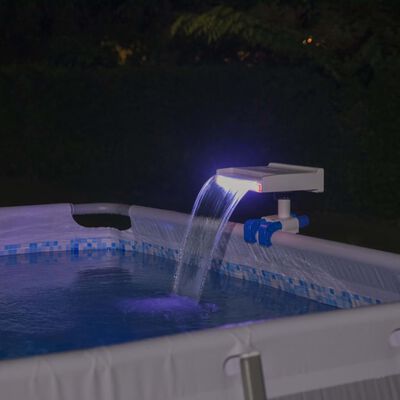 Cascata relaxante com luzes LED