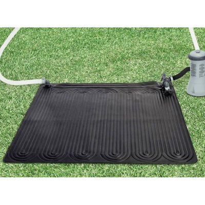 Tapete aquecimento solar PVC 1,2 x 1,2 m preto