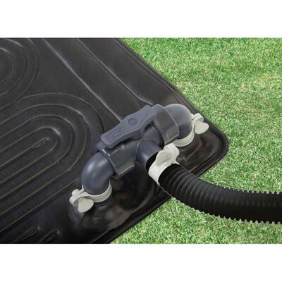 Tapete aquecimento solar PVC 1,2 x 1,2 m preto