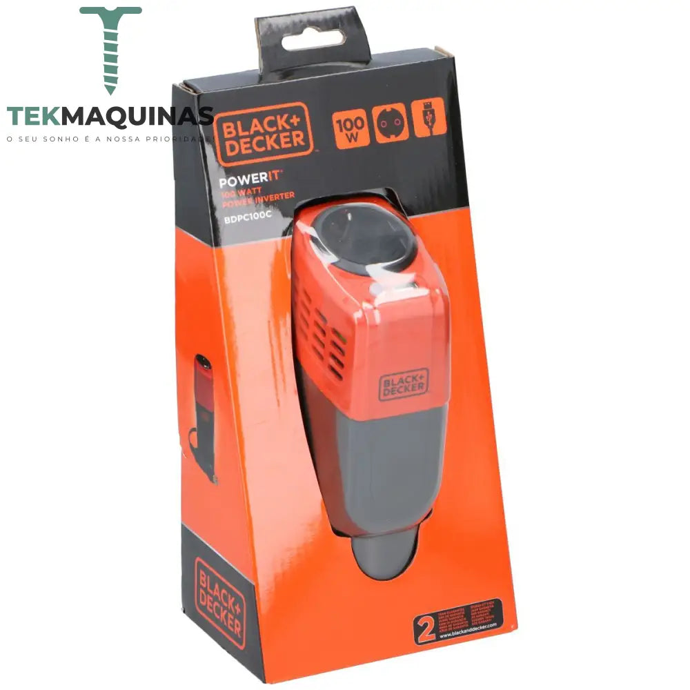 Inversor De Carro Black & Decker 100 W 12/240 V