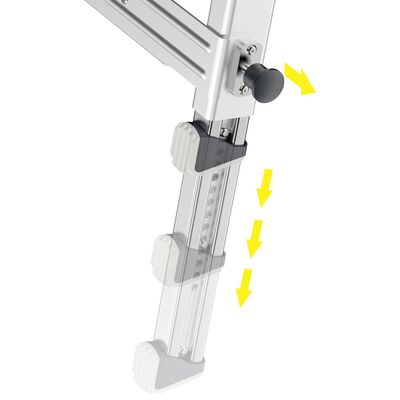 Plataforma de escadas TP1 alumínio