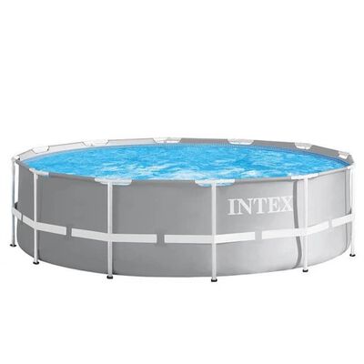 Conjunto estrutura de piscina premium formato prisma 305x76 cm