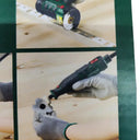 Kit Mini Rebarbadora 20V Retificadora Com Extensão Parkside Pmbsa 20-Li A1 Sem Bateria E Carregador