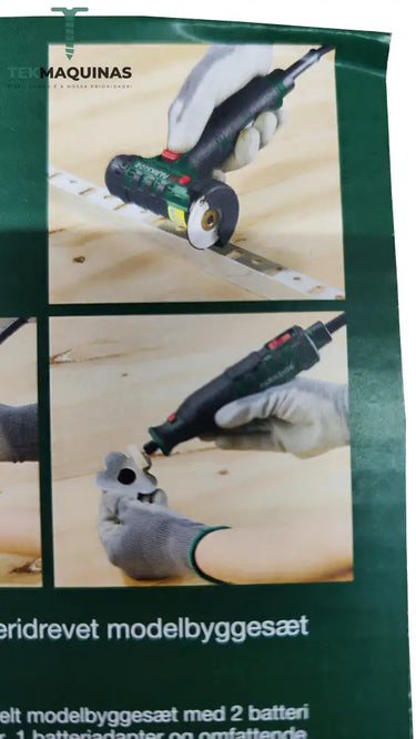 Kit Mini Rebarbadora 20V Retificadora Com Extensão Parkside Pmbsa 20-Li A1 Sem Bateria E Carregador