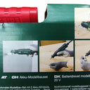 Kit Mini Rebarbadora 20V Retificadora Com Extensão Parkside Pmbsa 20-Li A1 Sem Bateria E Carregador