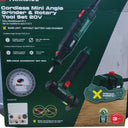 Kit Mini Rebarbadora 20V Retificadora Com Extensão Parkside Pmbsa 20-Li A1 Sem Bateria E Carregador