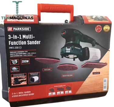 Lixadeira Multifuncional Parkside® 3 Em 1 Pmfs 200 C3 B-Ware