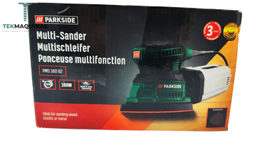 Lixadeira Múltipla Parkside »Pms 160« 160 Watts Função De Sucção Integrada Com Caixa Coletora B-Ware