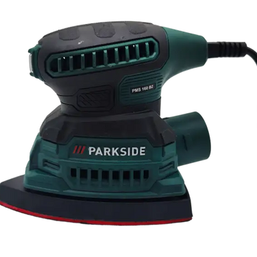 Lixadeira Múltipla Parkside »Pms 160« 160 Watts Função De Sucção Integrada Com Caixa Coletora B-Ware
