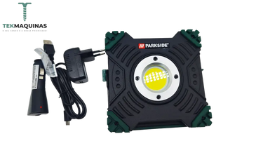 Luz De Trabalho Led Bateria Parkside Com Luz Intermitente B-Ware