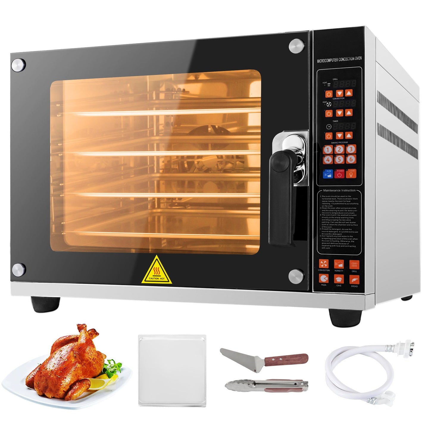 Forno de 4  pizza  profissional  4500w