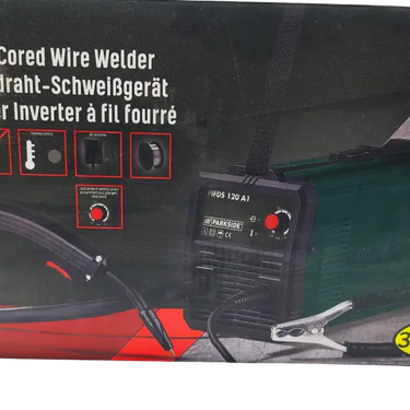 Máquina De Soldar Parkside »Pifds 120 A1« Fio Fluxado Inverter Incl. B-Ware