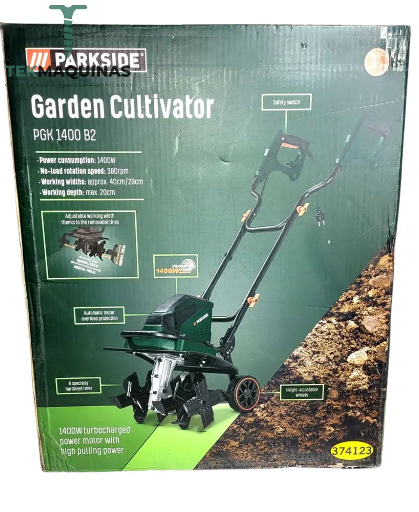 Motocultivador Motoenxada Parkside Pgk 1400 B2 Watts B-Ware