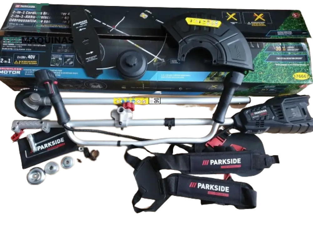 Parkside Performance 2X 20V Roçadeira Sem Fio 40 V 2 Em 1 Ppfsa 40-Li A1 B-Ware