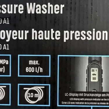Parkside Performance Lavadora De Alta Pressão Phdp 180Bar Maquina Lavar A Pressao