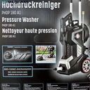 Parkside Performance Lavadora De Alta Pressão Phdp 180Bar Maquina Lavar A Pressao