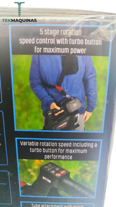 Parkside Performance Soprador De Folhas Turbina Sem Fio 40 V »Pptlba 40-Li A1 B-Ware
