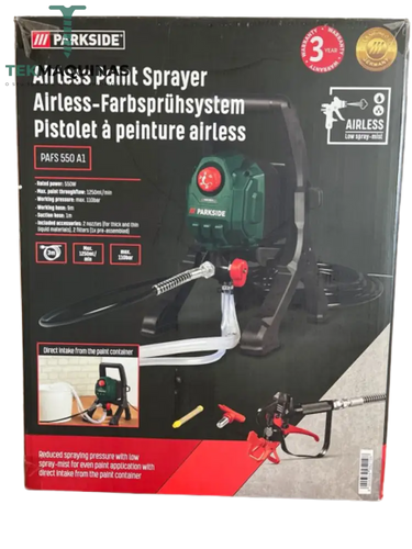 Pistola De Airless Spray Parkside Airless »Pafs 550 A1« 550W 110 Bar B-Ware
