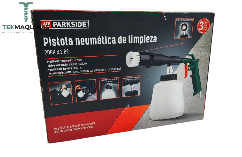 Pistola De Limpeza Pneumática Parkside Pdrp 6.2 B2 B-Ware