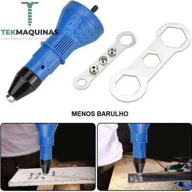 Pistola Rebitador Maquina De Rebites Para Parafusadora /Furadeira