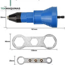 Pistola Rebitador Maquina De Rebites Para Parafusadora /Furadeira