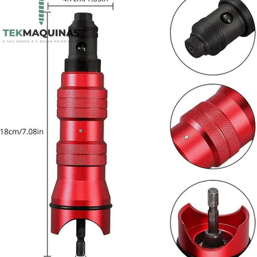 Pistola Rebitador Para Rebites Com Rosca Parafusadora / Furadeira