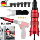 Pistola Rebitador Para Rebites Com Rosca Parafusadora / Furadeira