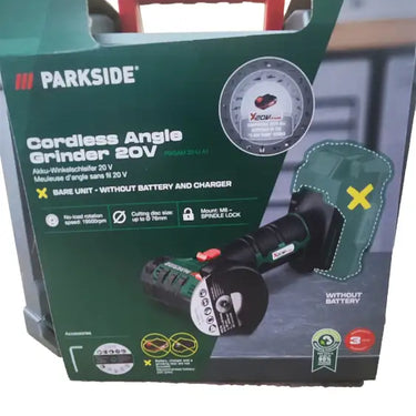 Rebarbadora Sem Fio Parkside 20 V Pwsam 20-Li A1 Bateria E Carregador B-Ware