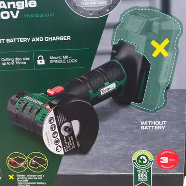 Rebarbadora Sem Fio Parkside 20 V Pwsam 20-Li A1 Bateria E Carregador B-Ware