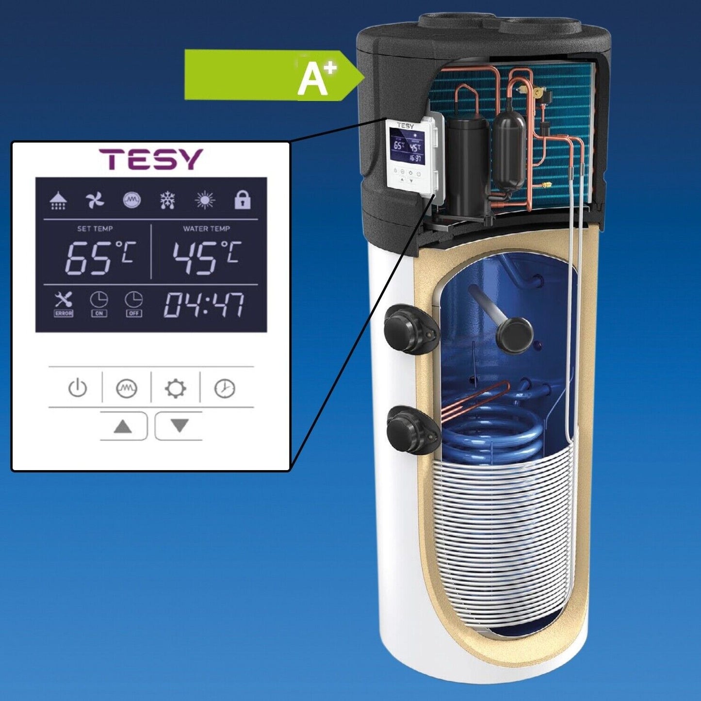 Bomba de calor Tesy Aquathermica 260L