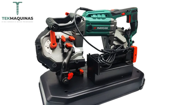 Serra De Fita Metálica Parkside Pmb 1100 B20 Com Moldura B-Ware