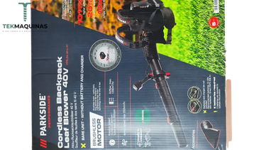 Soprador De Folhas Sem Fio Parkside Performance 40V Pprlba 40-Li A1 Bateria E Carregador B-Ware
