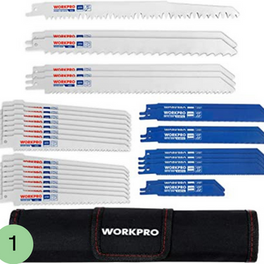 Conjuntos de Lâminas de serra sabre para madeira ferro plastico etc para maquinas parkside e outras marcas