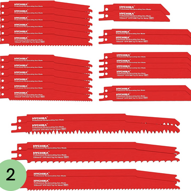 Conjuntos de Lâminas de serra sabre para madeira ferro plastico etc para maquinas parkside e outras marcas