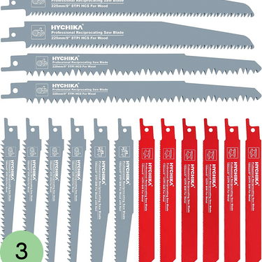 Conjuntos de Lâminas de serra sabre para madeira ferro plastico etc para maquinas parkside e outras marcas