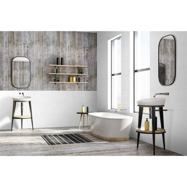 Grosfillex Ladrilho revest. parede Gx Wall+ 11pcs 30x60cm pedra branco