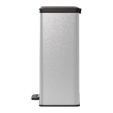 Curver Caixote do lixo Deco 65 L prateado