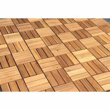 Baldosa Encajable Garden Mood Madera de acacia 30 x 30 x 2,4 cm