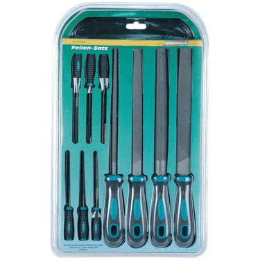 Brüder Mannesmann Conjunto limas de engenharia e agulha 10 pcs 61015
