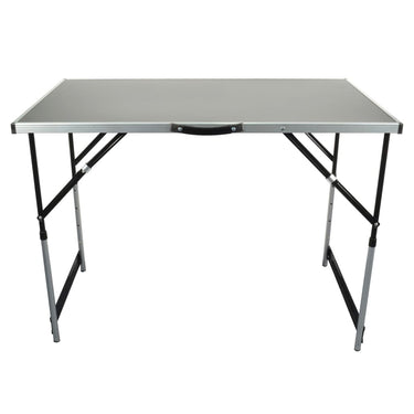 Brüder Mannesmann Conjunto de mesa dobrável multifunções 3pcs alumínio