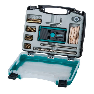 wolfcraft Conjunto gabarito de furo tipo pocket hole 4642000