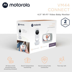 Vigilabebés Motorola VM44 4,3" HD WIFI