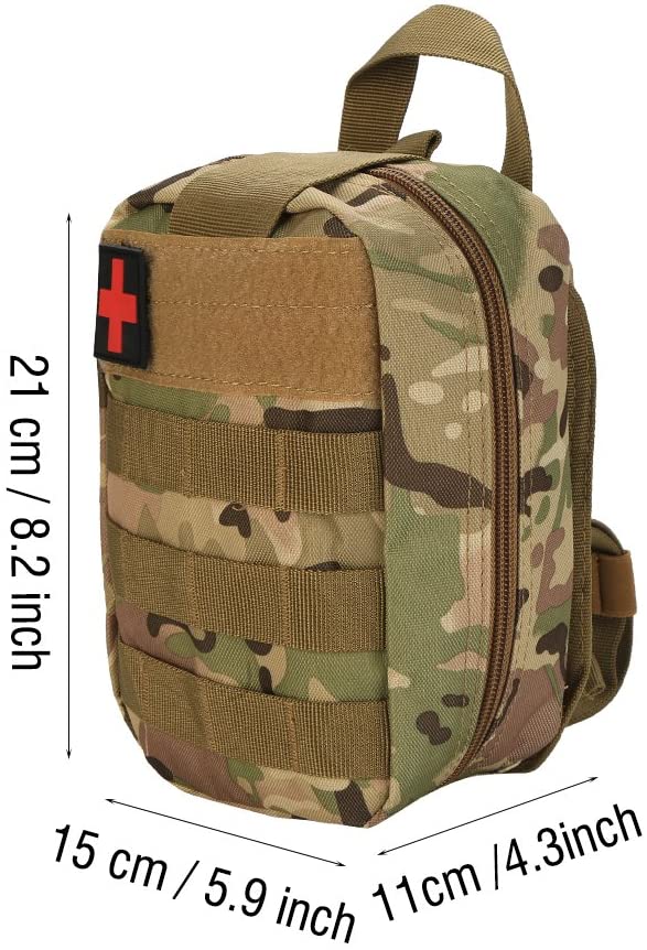 Bolsa médica Vidoo para caminhadas ao ar livre e camping