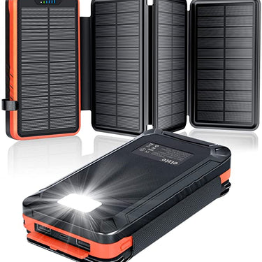Carregador Solar com 4 Painéis Solares