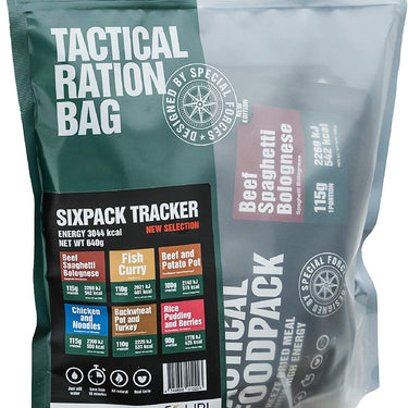 Tactical Foodpack - Tracker, Vegan, Refeições Premium liofilizadas