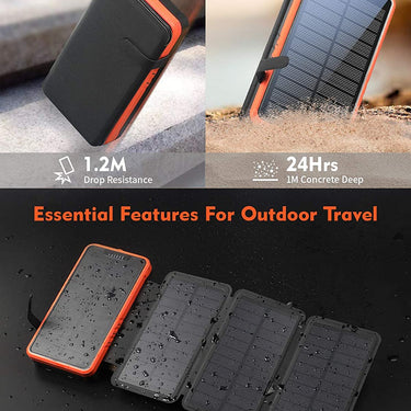 Carregador Solar com 4 Painéis Solares