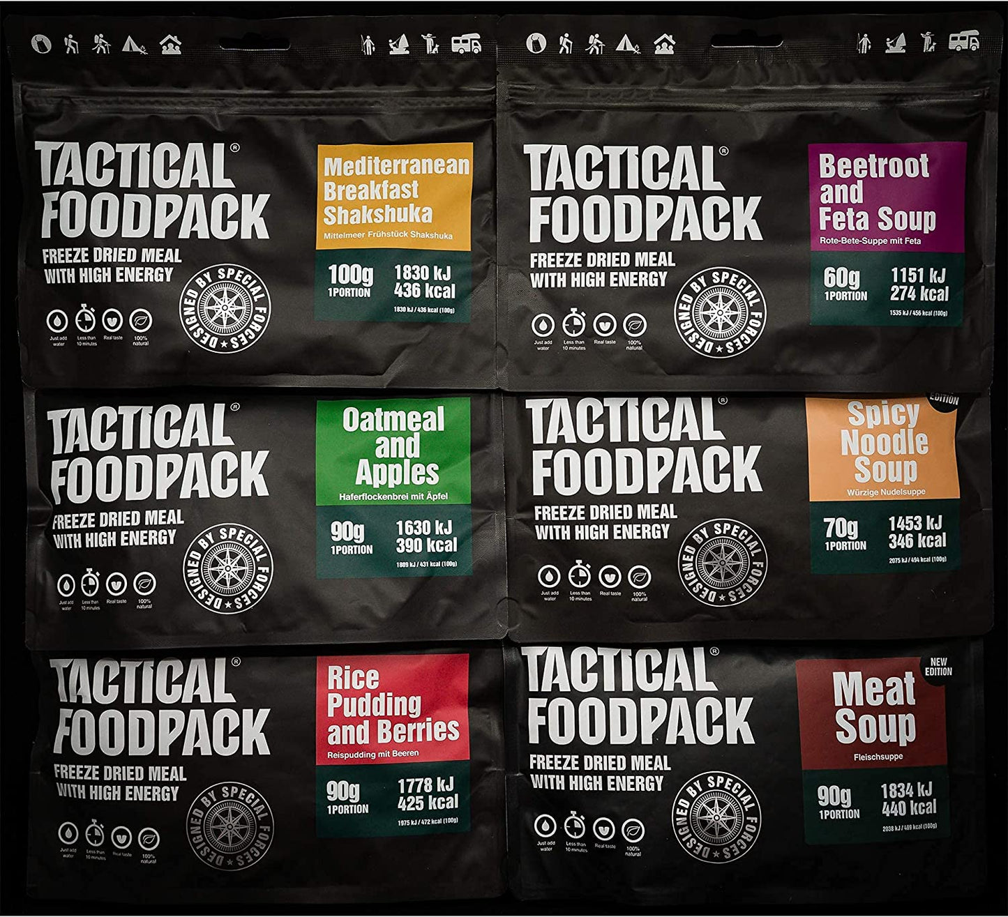 Fooodpack Tático - Campista | Refeições liofilizadas premium